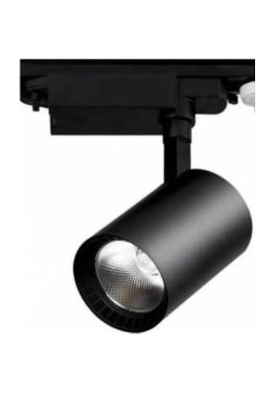 3'lü Hareketli Led Ray Spot + 1 Metre Ray Siyah Kasa Beyaz Işık