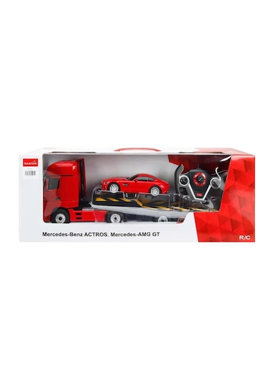 Rastar Mercedes-Benz Actors 1:26 Tır + Mercedes-Amg GT Işıklı Kumandalı Araba