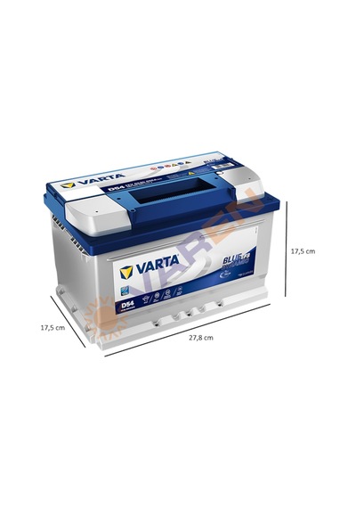 Varta Akü 12V 65Ah Amper 650A Efb D54