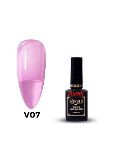 Adanil 15 ML Misyul Profesyonel Kalıcı Oje Saydam Şeker Pembe No:V07