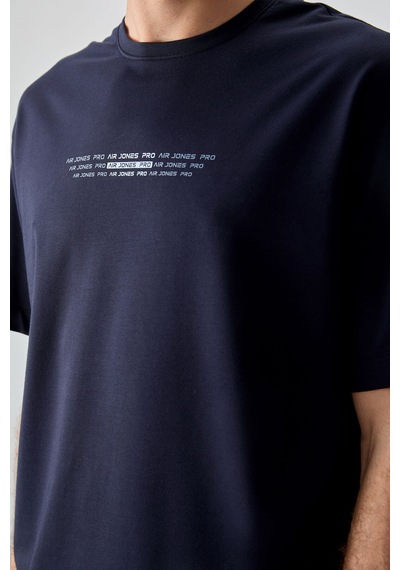 Air Jones Tommy Life Lacivert Pamuklu Kalın Yumuşak Dokulu Oversize Fit Baskılı Erkek T-shirt - 88374 Lacivert Air Jones Tommy Life Lacivert Pamuklu Kalın Yumuşak Dokulu Oversize Fit Baskılı Erkek T-shirt - 88374 Lacivert