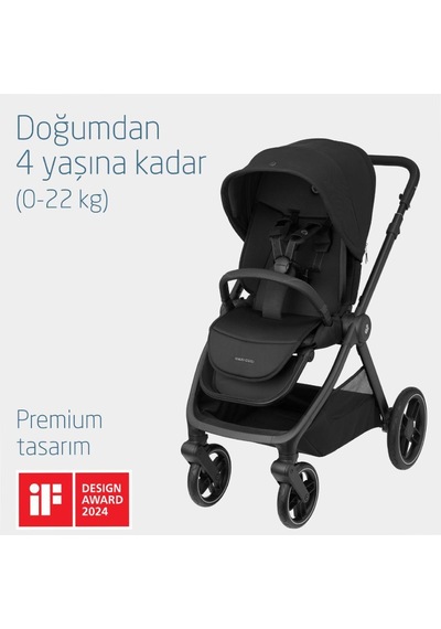 Maxi-Cosi Oxford Çift Yönlü Seyahat Sistem Olabilen Bebek Arabası Twillic Black