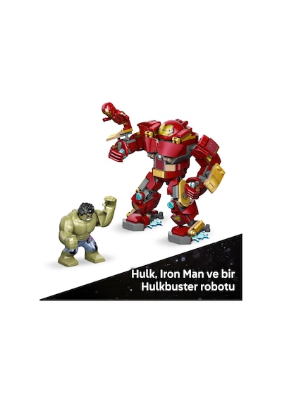 LEGO® ǀ Marvel Efsanevi Savaş: Hulkbuster, Hulk’a Karşı 76343 - 9 Yaş ve Üzeri Çocuklar için Yaratıcı Oyuncak Yapım Seti (413P)