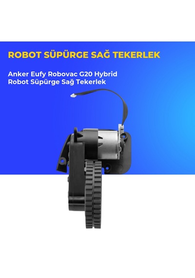 Anker Eufy Robovac G20 Hybrid Robot Süpürge Sağ Tekerlek