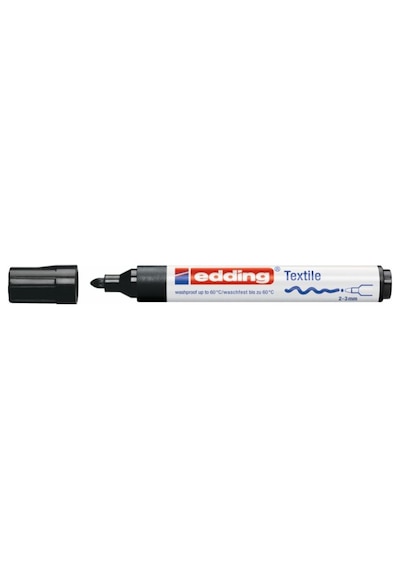 Edding 4500 Kumaş Tekstil Boyama Kalemi Black