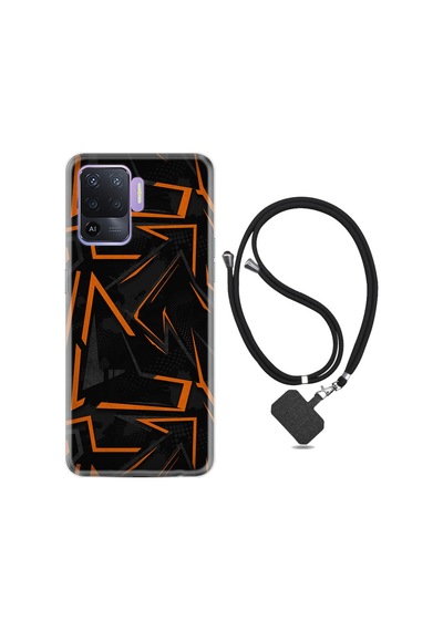 Oppo Reno 5 Lite Kilif Desenli Ipli Askili Zigzaglar 1651 522852628