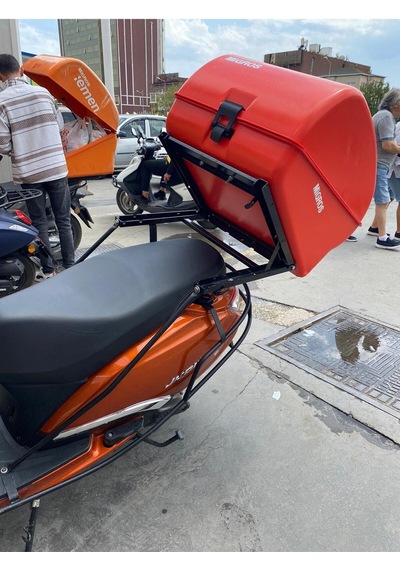 Jüpiter 125 Damperli Kurye Paket Çanta Demiri