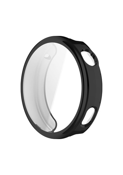 Huawei Watch Gt 6 41mm Kılıf Ekranı Tam Kaplayan 360 Full Round Soft Silicone Siyah Watch Gt 6 41mm İle Uyumlu Kılıf - Siyah Çok Renkli