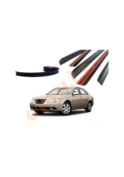 Hyundai Sonata 06-11 Uyumlu Bagaj Üstü Spoiler Mat Siyah