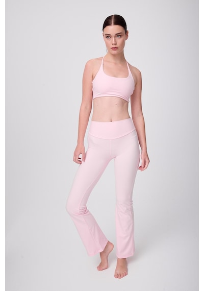 Hıghrıse Expandex Yüksek Bel Dans Spor & Aktif Yaşam Taytı-2835 Pembe