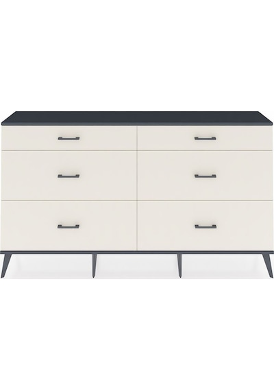 Arges Konsol 6 Çekmeceli 176x30x99 Aytaşı-antrasit/aytaşı Antrasıt/aytası - Aytası