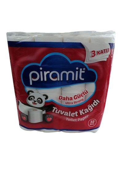 Piramit 3 Katlı 32 Rulo Tuvalet Kağıdı