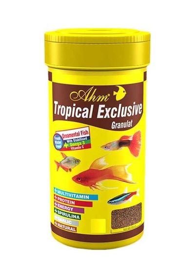Ahm Tropical Exclusive Granulat Balık Yemi 250 ML