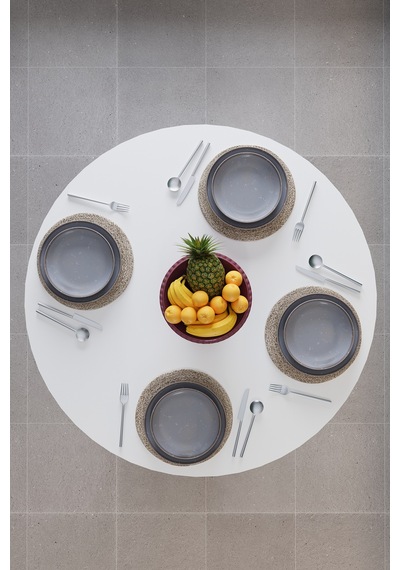 Modern Dolaplı 4 Kişilik Mutfak Yemek Masası %100 Mdf Mutfak Yemek Odası Masası Ym04 Beyaz