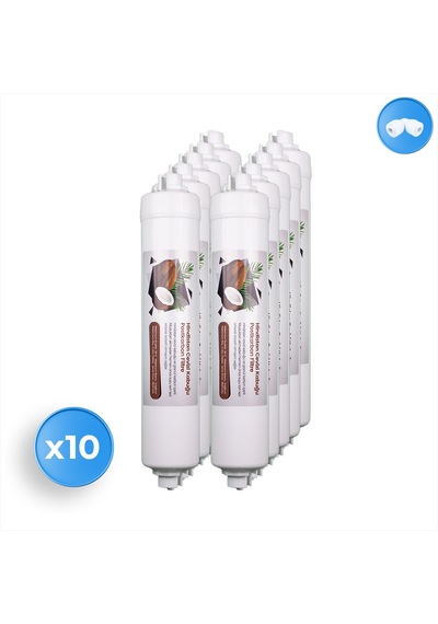 Su Arıtma Cihazı Coconut Eco Post Carbon Tatlandırıcı Filtre 10 A