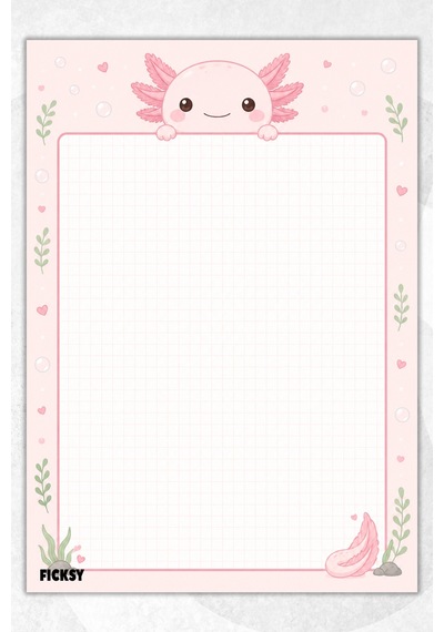 A4 Bloknot Çizgisiz Defter - 50 Yaprak - Memopad - Notepad - Not Defteri - Not Kağıdı - 4144 Çok Renkli