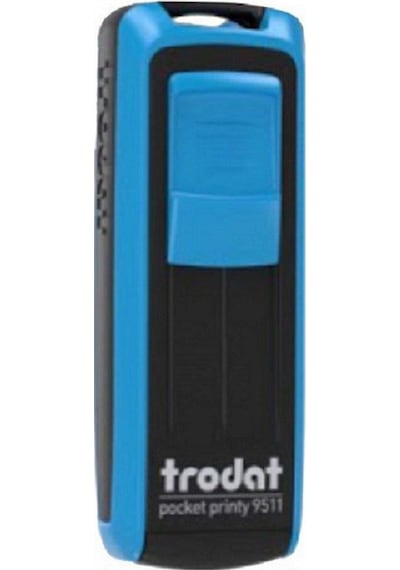 Trodat Cep Kaşe P4 38x14 MM Mavi - mavi Keçe 9511