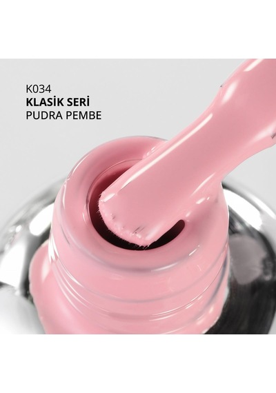 Kalıcı Oje K034, Pudra Pembe, 4 Ml Diğer