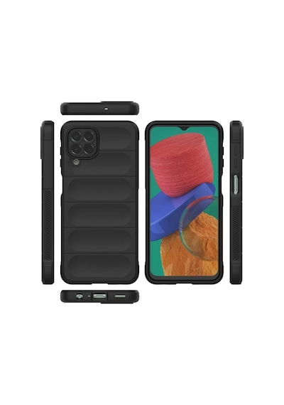 Samsung Uyumlu Galaxy M33 Uyumlu Kılıf Optimum Silikon - Siyah