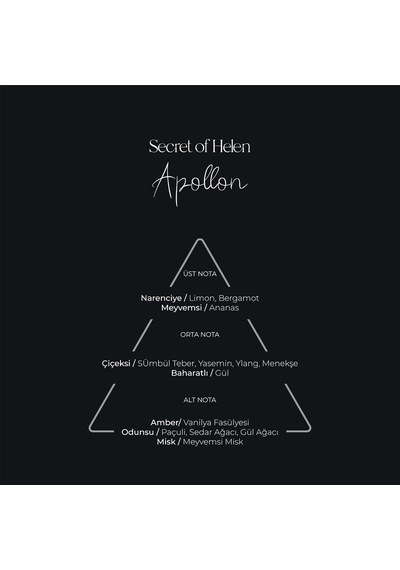 Apollon Edp Erkek Parfüm, Fresh-meyvemsi, Bergamot, Ylang-ylang, Vanilya, Paçuli, Sedir, Misk, 50ml Diğer