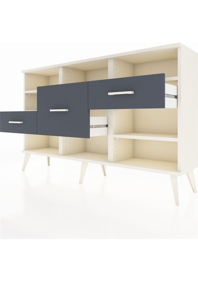 Arges Konsol 5 Raflı 3 Çekmeceli 132x30x83 Aytaşı-aytaşı/antrasit Aytaşı/antrasit Arges Konsol 5 Raflı 3 Çekmeceli 132x30x83 Aytaşı-aytaşı/antrasit Aytaşı/antrasit