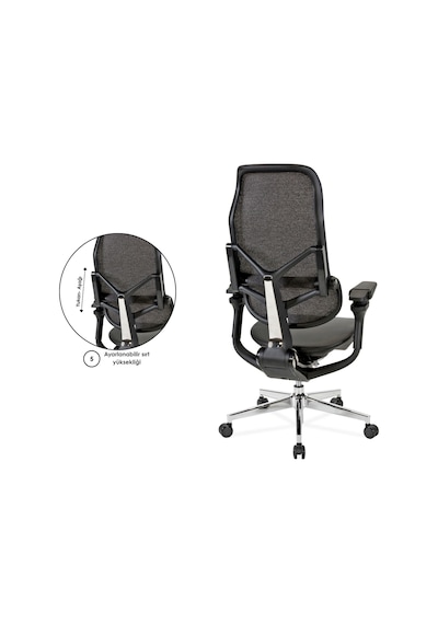 Casella Uno Döşemeli Yönetici Koltuğu Ofi S Koltuğu Ergonomik, Şık Ve Fonksiyonel Siyah - Suni Deri Casella Uno Döşemeli Yönetici Koltuğu Ofi S Koltuğu Ergonomik, Şık Ve Fonksiyonel Siyah - Suni Deri