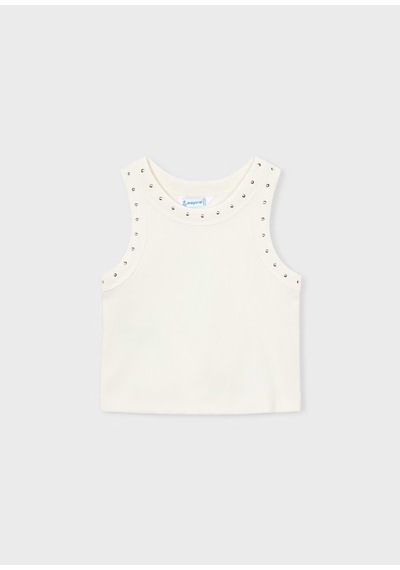 Mayoral Kız Çocuk T-shirt 3021 Krem