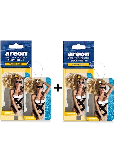 Areon Fresh Vanılla Black Oto Araç Kokusu 2li