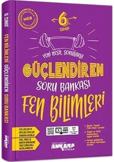 6 Sınıf Güçlendiren Fen Bilimleri Soru Bankası Ankara Yayınları