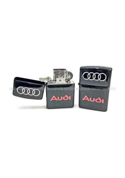 Audi Mat Siyah Kapaklı Benzinli Çakmak N11.199