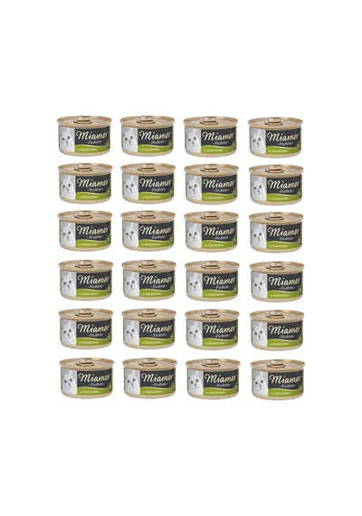 Miamor Pastete Tavşanlı Konserve Yetişkin Kedi Maması 24 x 85 G