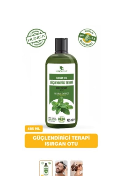 Isırgan Otlu Bitkisel Şampuan, Saçların Parlak Görünmesine Yardımcı,485 Ml Tüm Saç Tipleri