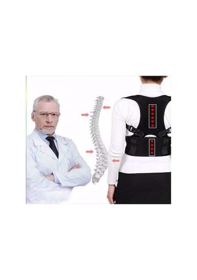 Manyetik Dik Duruş Korsesi Unisex Mıknatıslı Sırt Korsesi