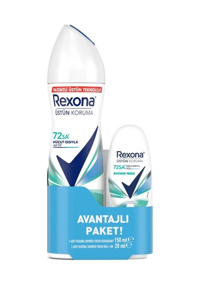 Rexona Shower Fresh Deodorant Ve Roll On 150 Ml Ve 20 Ml Avantaj Paketi - 5 Adet Tarı