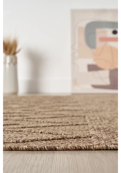 Seyran Halı Loopy 620 Kahve %50 Polyester - Polipropilen Yolluk