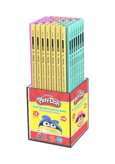 Play-doh Kurşun Kalem Woodfree Pastel 72 Li Play-kk021 Çok Renkli