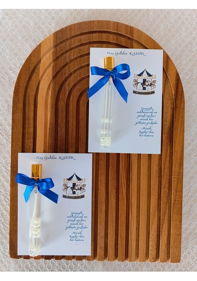 Kişiye Özel - Lacivert Atlıkarınca Baskılı Kart - Hoş Geldin Bebek - Sünnet ve Bebek Mevlidi Misafir Hediyeliği -