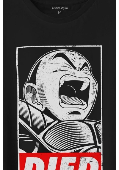 Dragon Ball Krillin Anime Dizi Urban Baskılı Tişört Unisex T-shirt 001