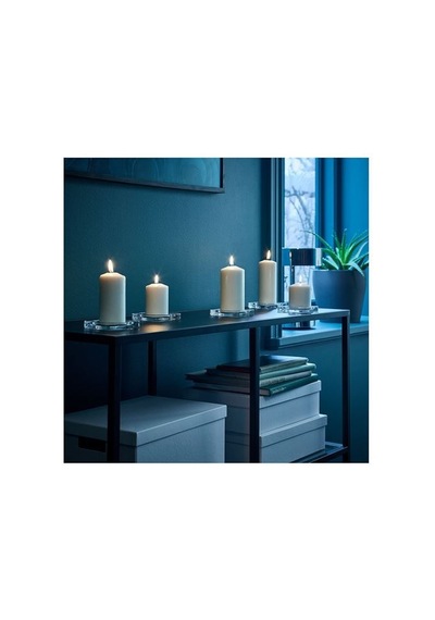 Ikea Fenomen 5'li Blok Mum Seti 5,9-6,7 Cm Beyaz