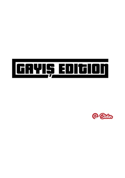 Gayış Edition Oto Sticker Araba Cam Sticker (517277747)