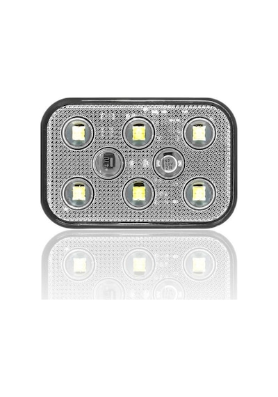 Sanel 24V Universal Kare 6 Led Dış Makan Uyumlu Beyaz SBD24W6