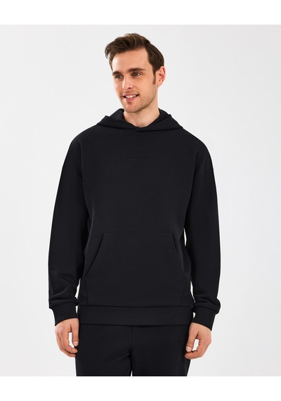 Skechers M Essential Hoodie Sweatshirt Erkek Siyah Sweatshirt S242110-001