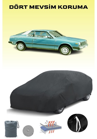 Siyah Nissan Cherry Coupe Araba Brandası, Oto Örtüsü, Araba Çadırı Siyah