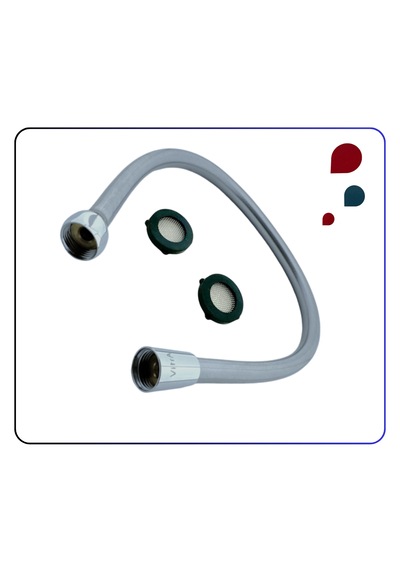 A3343901yp Spiral Chromolux 60 Cm Kolon Robot Duşlar İçin Krom