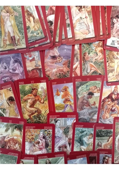 English Tarot 78 Cards İngilizce Tarot Kartı - Tarot Of Sexual Magic