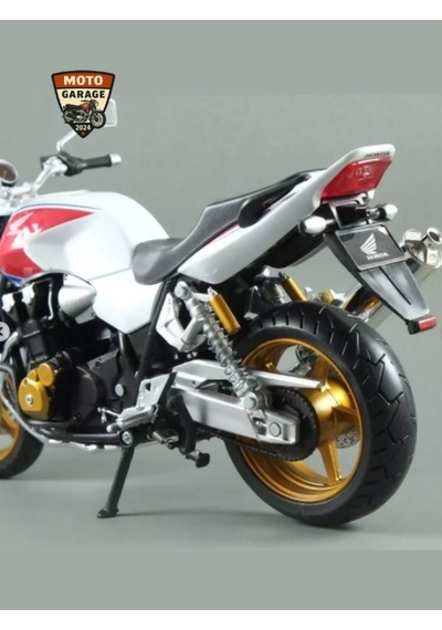 Honda Cb1300 F Beyaz & Kırmızı 1:12 Diecast Motosiklet Modeli Automaxx Premium Lisanslı