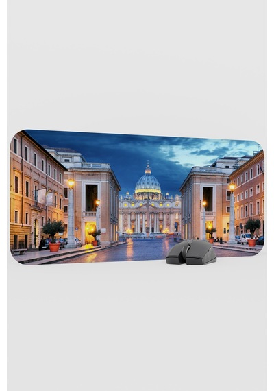 Vatikan V2 70x30 Xl Gaming Kauçuk Kaymaz Taban Mouse Pad Fare Altlığı