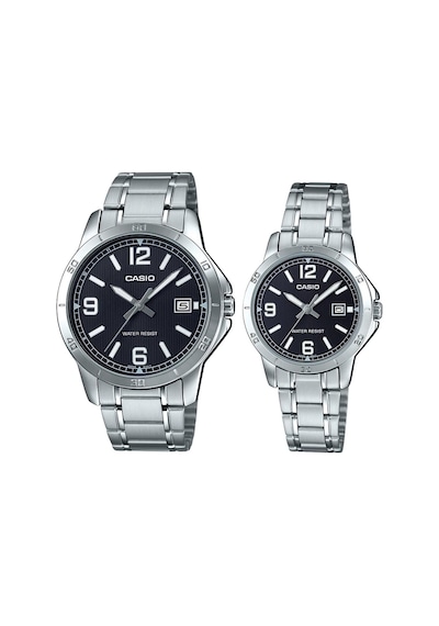 Casio Mtp-ltp-v004d-1b2udf Çift Kol Saati Kadın-erkek Metalik