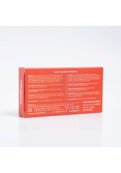 Apimedicine Pastdrops Kids Çocuklar İçin Şekersiz Bitkisel Drops