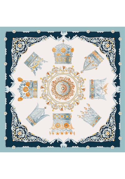 Deserto Fashion 2026 Avantgarde Serisi %100 İpek Saten Eşarp 90x90 Çok Renkli 95613392